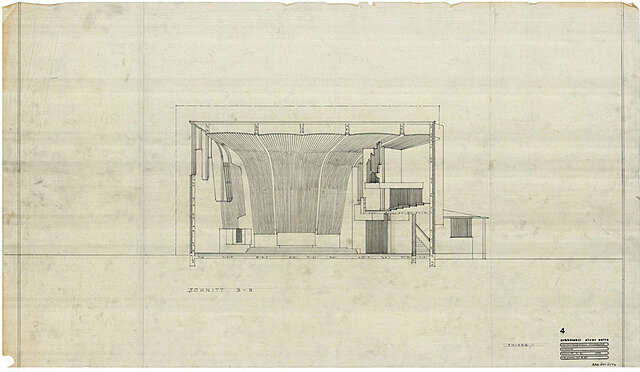 Old architectural drawing