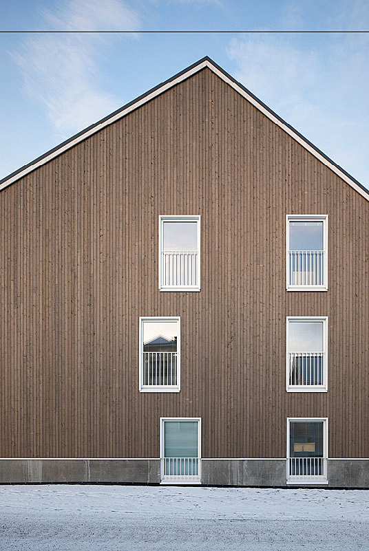 North elevation of Trekoli Senior Housing.