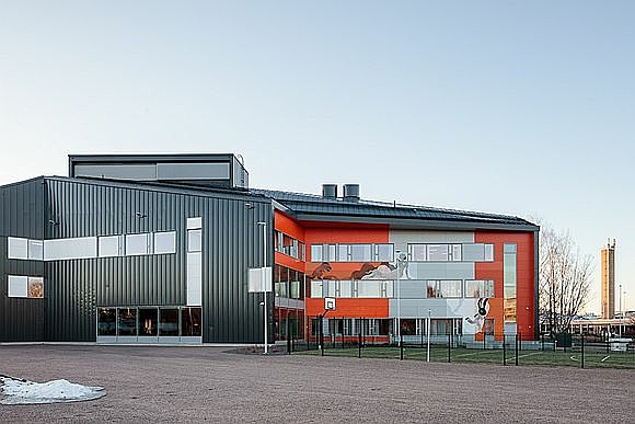 Elevation of the building.