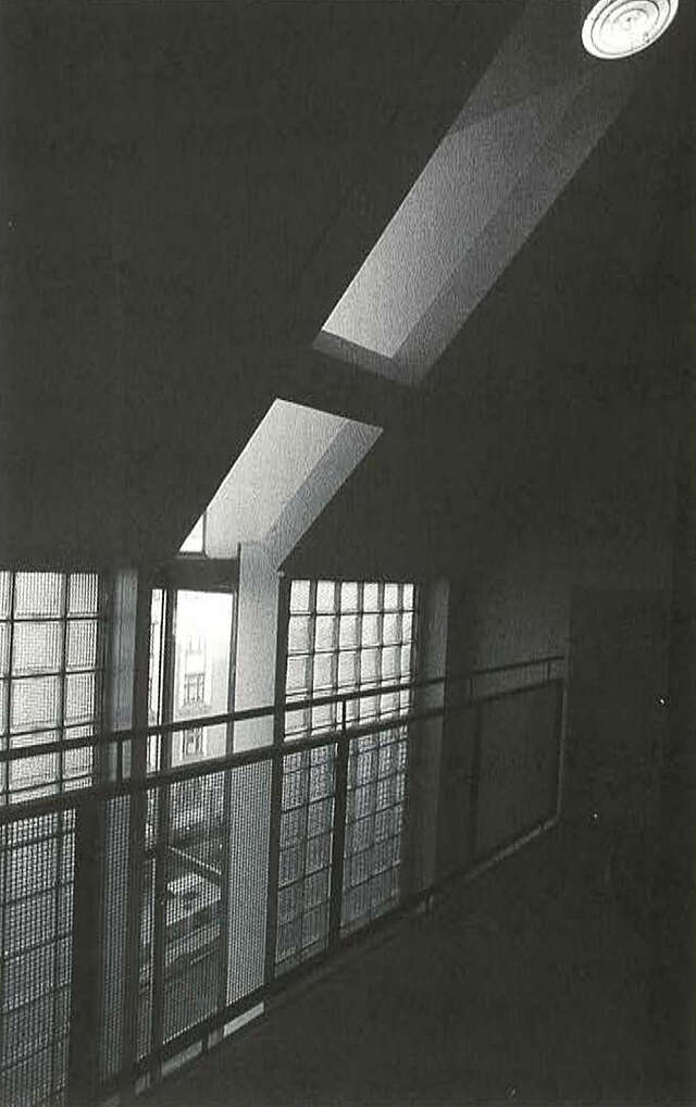 View from the stairway