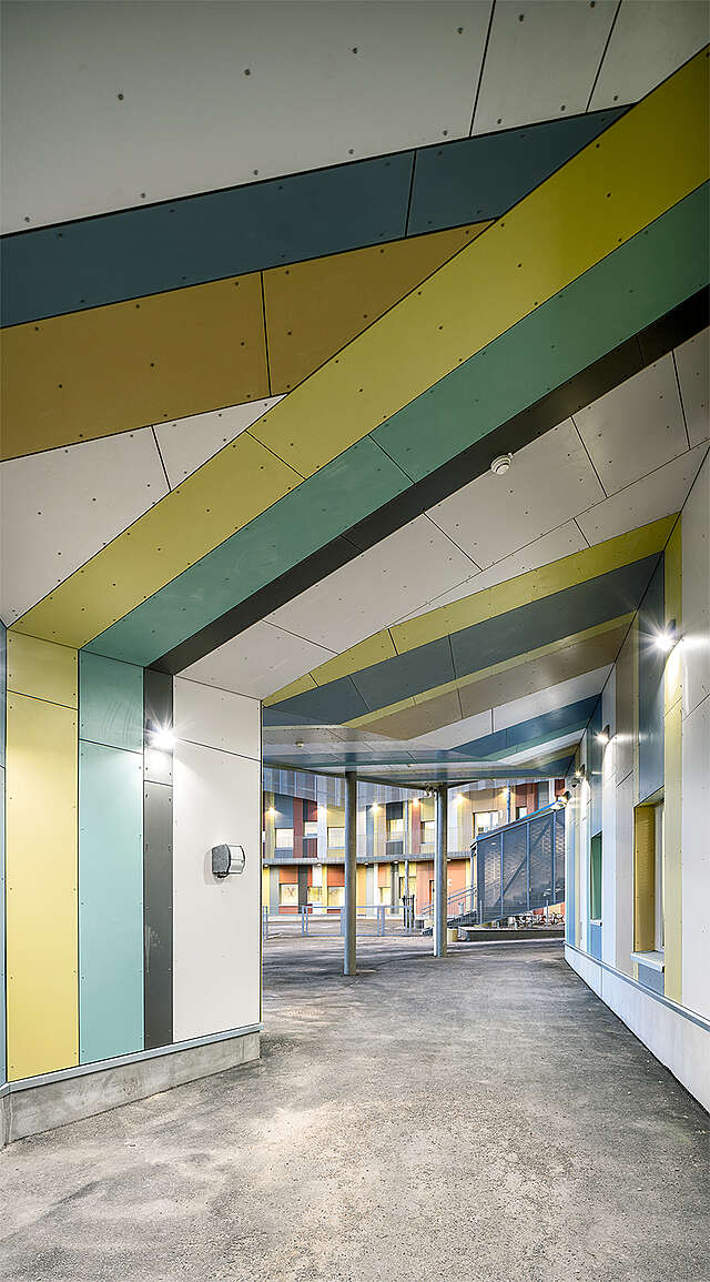 Covered outside space.