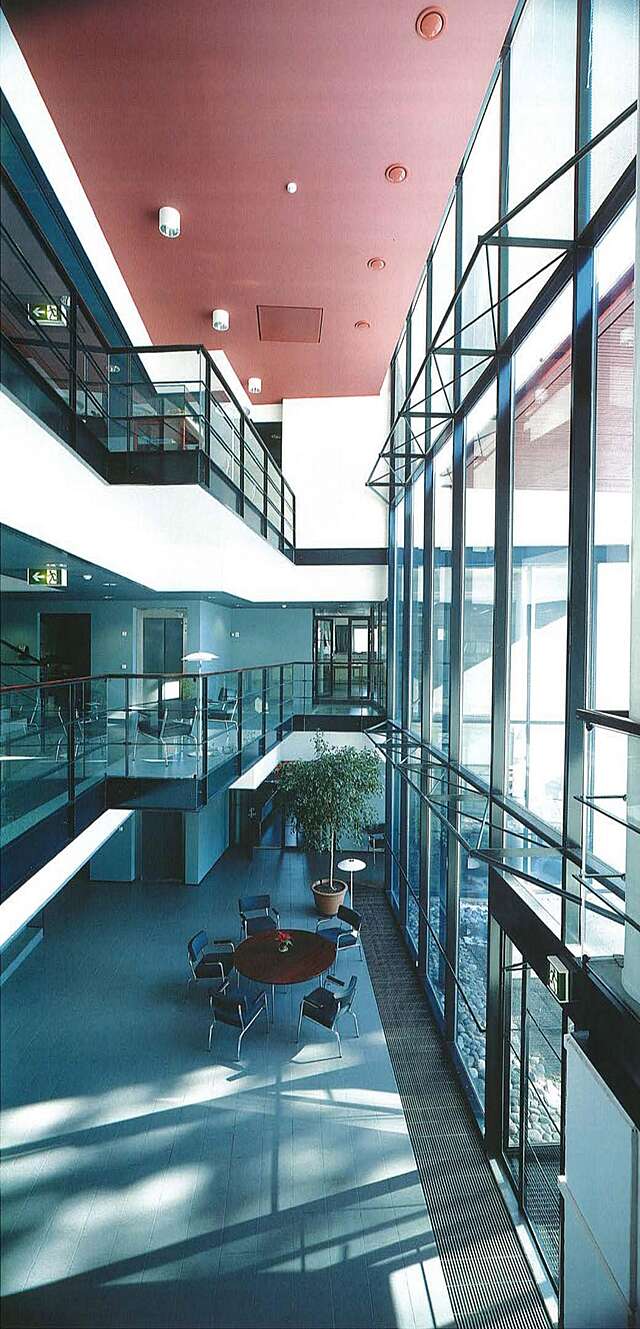 Entrance hall of Finnish Geospatial Research Institute