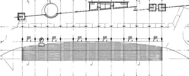 Floor plan of the lower stand