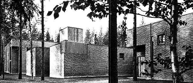 View from the burial ground