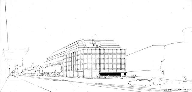 Perspective drawing.