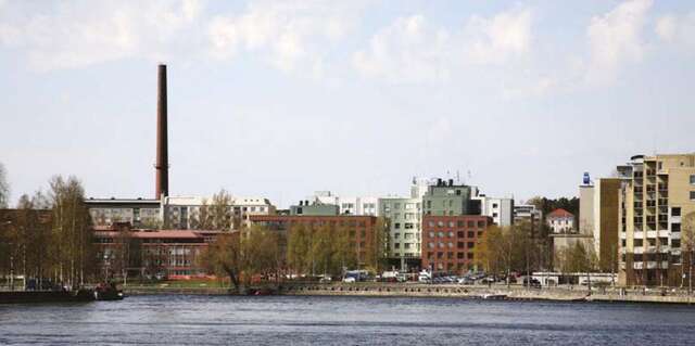 Shoreline view from the Viininkanlahti, Tampere.
