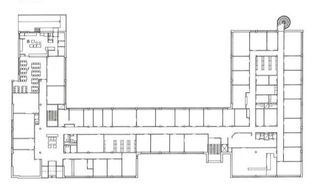Floor plan of the 1st floor.