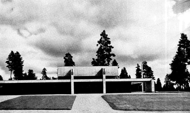 Entrance to the smaller chapel