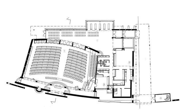 Floor plan of the Kempele Holy Trinity Church