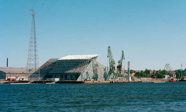 Maritime Centre viewed from the sea.