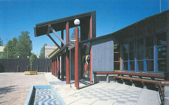 Main entrance canopy