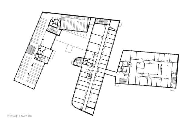 Floor plan of the 1st floor.