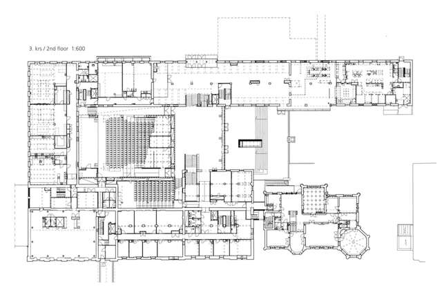 Floor plan of the second floor