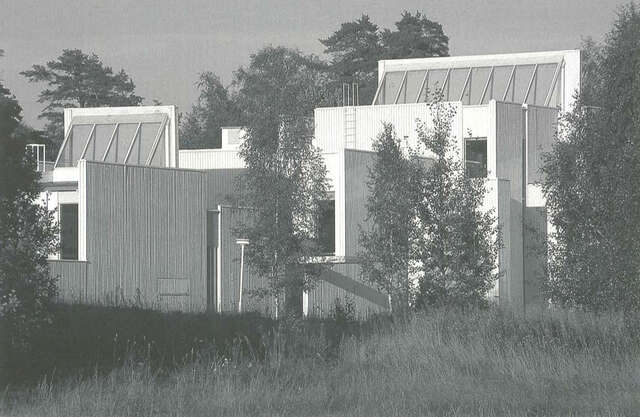 View of the west gable.