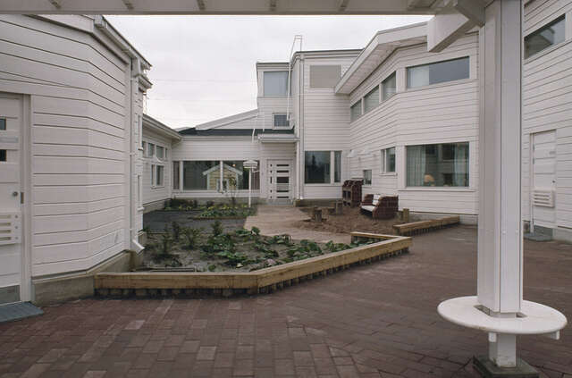 Courtyard of the daycare center.