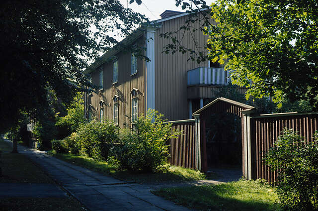 Two-storey wooden house