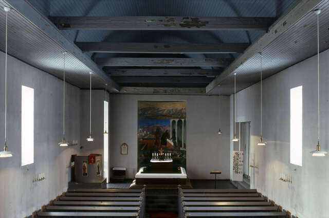 view of the interior towards the altar