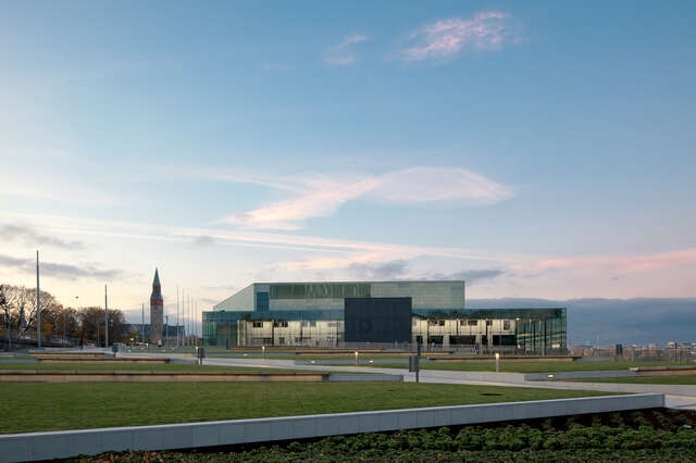 Musiikkitalo / Helsinki Music Center in Töölönlahti area.