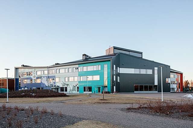 Elevation of the building.