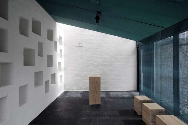 Interior of a funerary chapel