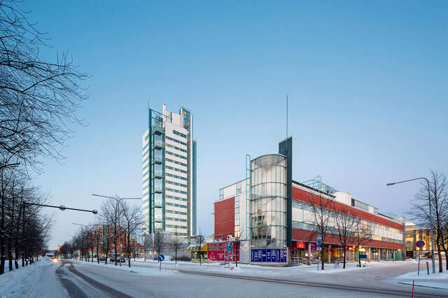 VIew from the Kauppakartanonkatu street