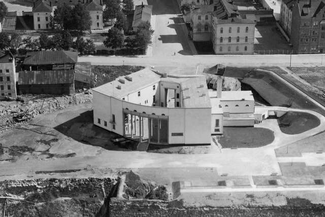 Aerial view of Viipuri Art Museum and Art School