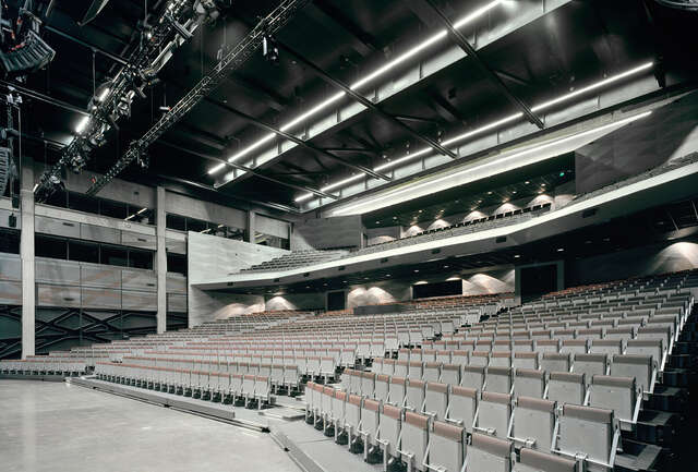 Auditorium seen from the side