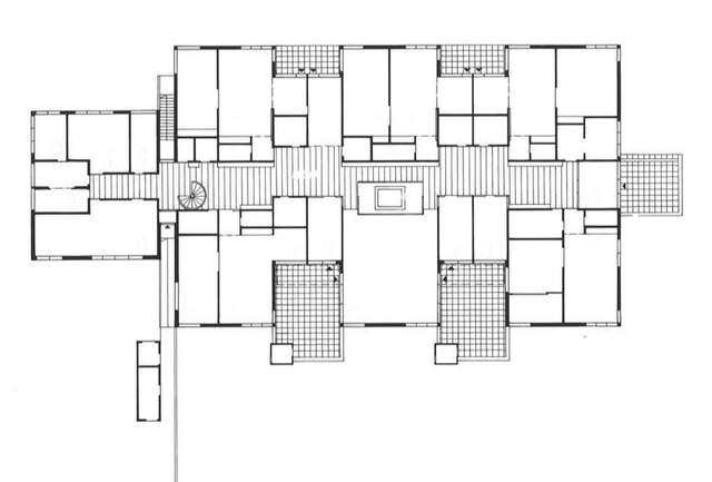 Floor plan of the daycare centre.