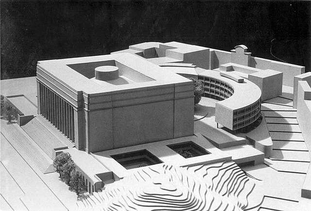 Miniature of a competition entry.