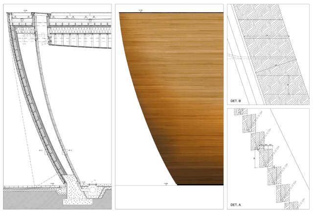 Computer drawing of the chapel from the side