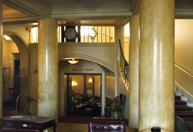 Interior with columns