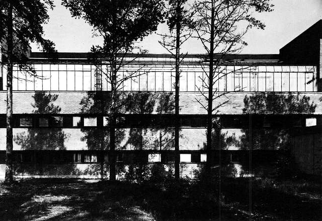 South side of the department of biology