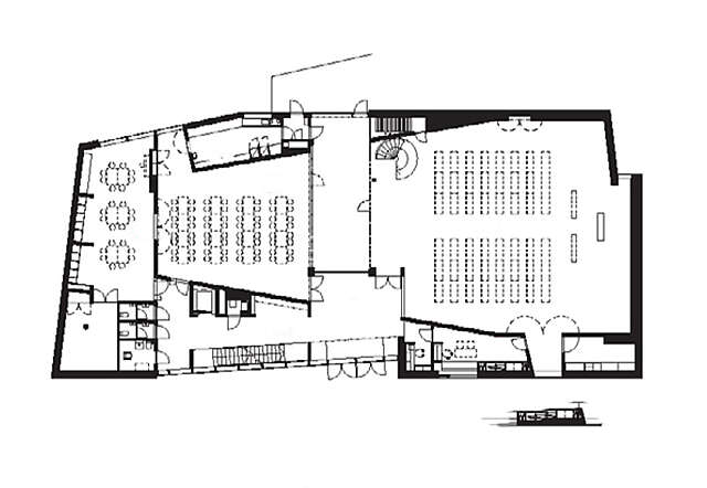 Floor plan of the 1st floor