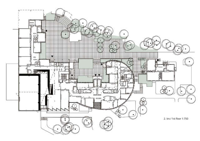Floor plan of the 1st floor