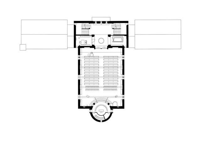 8 Töölön kirkon peruskorjaus ja restaurointi arkkitehtuuritoimisto Käpy ja Simo Paavilainen Oy JK 2 krs