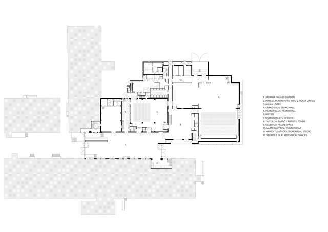JKMM Architects - Tanssin Talo 1-500 - GROUNDFLOOR Edit 2500px