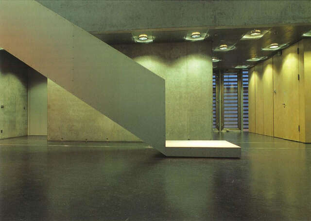 Staircase in the lobby