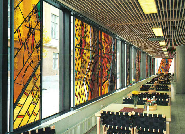 Staff restaurant interior