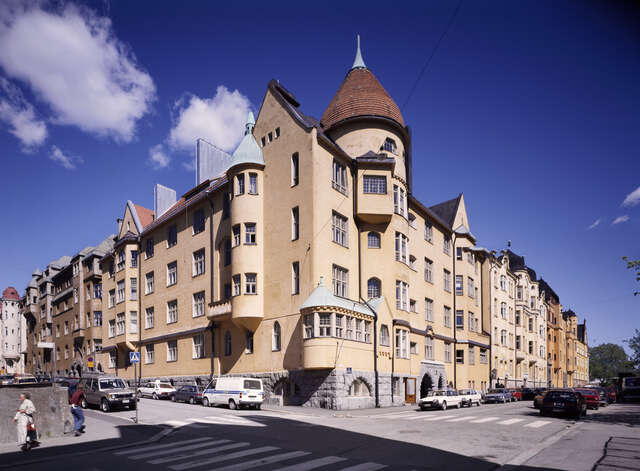 Streetview and a residential building