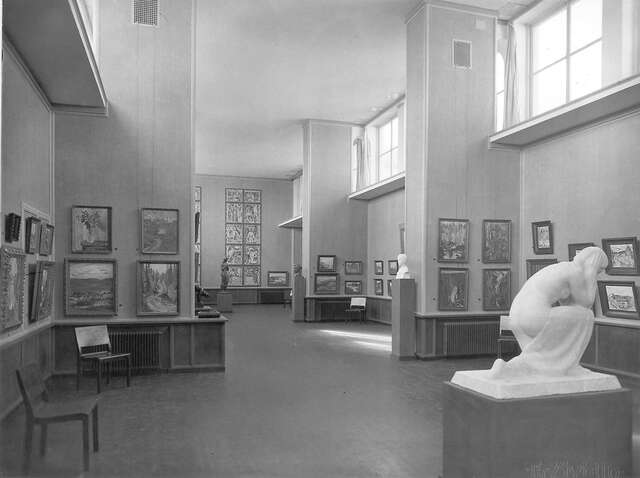 Interior of the Viipuri Art Museum.