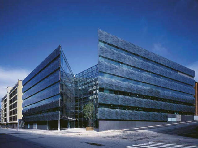 Street view of the office building