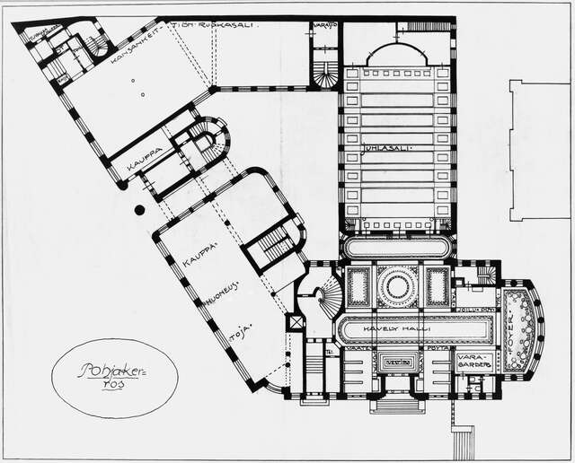 Floor plan of the ground floor