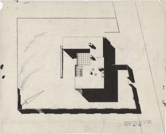 Sketch of the aerial view in the house.