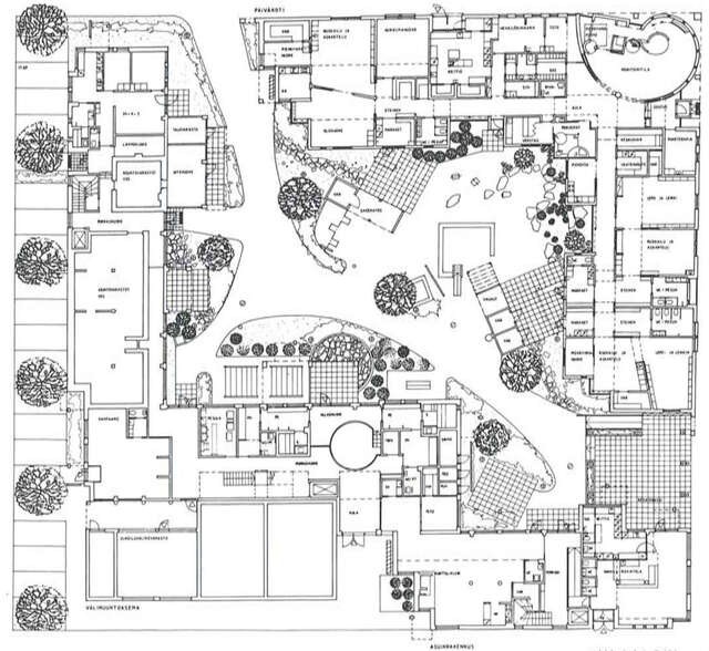 Ground floor and the site plan