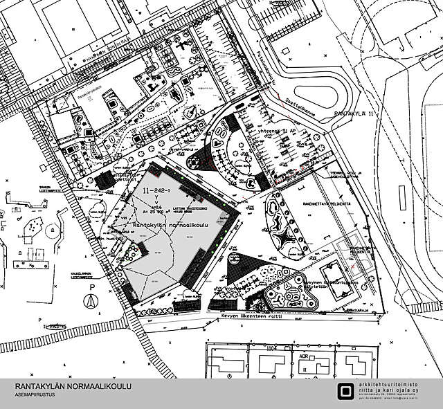 Rantakylä asemapiirustus