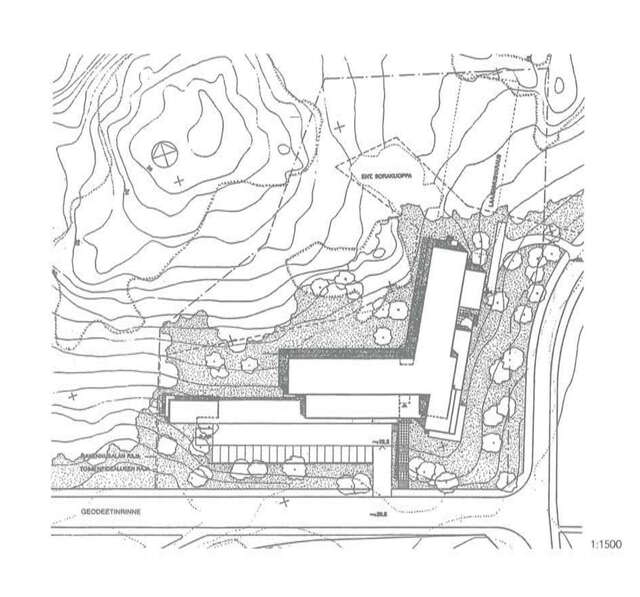 Site plan of Finnish Geospatial Research Institute