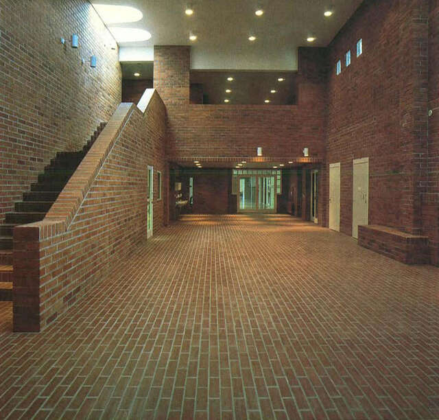 Entrance hall of Pitkäkangas School