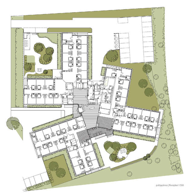Site plan and floor plan