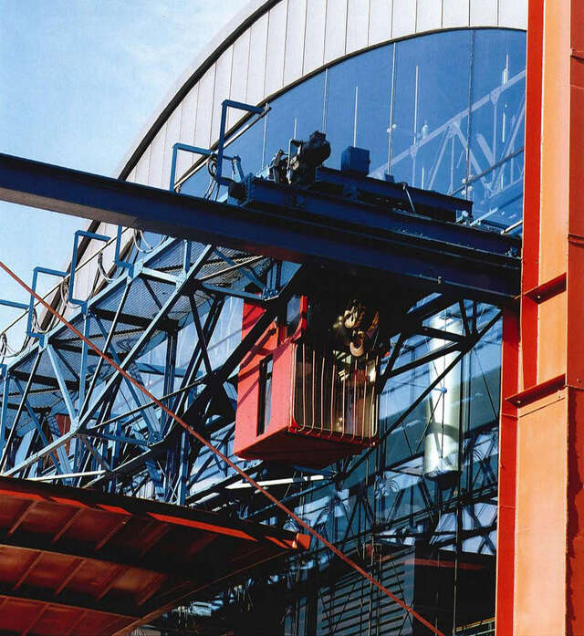 Detail of the elevation