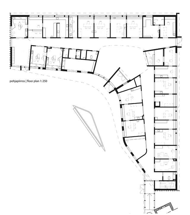 Room plan of Ruukki Healthcare Centre